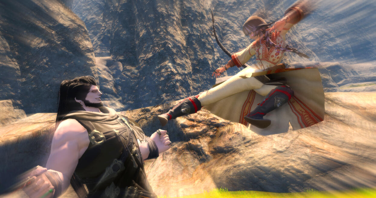 Mountain and the wind